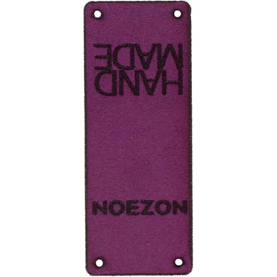 Kožený štítok Hand Made NOEZON fuchsiový