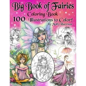 Big Book of Fairies Coloring Book - 100 Pages of Flower Fairies, Celestial Fairies, and Fairies with their Companions | Molly Harrison (ISBN: 9781709500152)