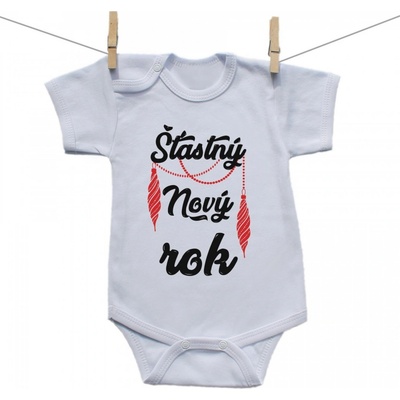 Boodyy Body s krátkym rukávom Šťastný Nový rok