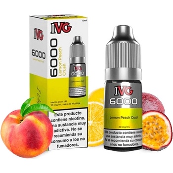 IVG 6000 Salt Lemon Peach Crush 10 ml 10 mg