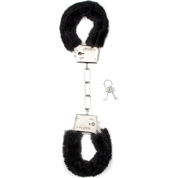 Image 1 of Shots Toys Furry Handcuffs Black