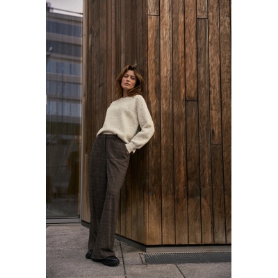 Moodo Кафяви каре панталони Moodo Moodo | Kafyav | ЖЕНИ | XS