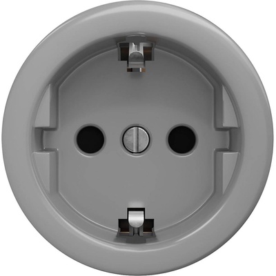 Reblig - Ретро домашен контакт без рамка SCHUKO 230V/16A сив (RG0111)