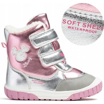 Wojtylko 1Z24099 dětské zimní boty růžové