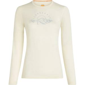 Icebreaker Дамско мериносово термобельо Icebreaker Women's Merino 200 Oasis L/S Crewe Sunrise Summit Merino base layer - Undyed (115-2820-0214)