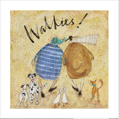 Umelecká tlač Sam Toft - Walkies, 40 × 40 cm