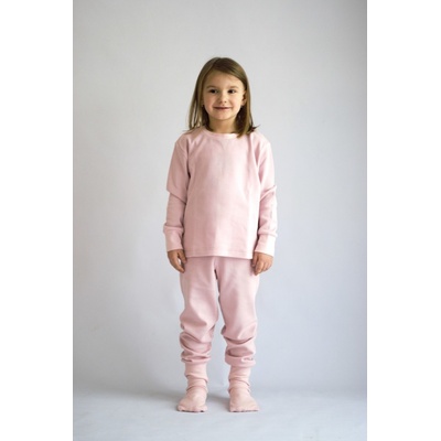 Detské pyžamo ružová vafla ponožky
