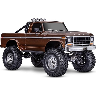 Traxxas TRX-4 Ford F-150 Ranger XLT TQi RTR hnědá metalíza 1:10 – Zboží Mobilmania