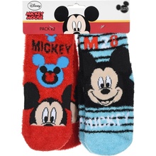 Mickey Mouse duopack ponožky Mickey červená x modrá