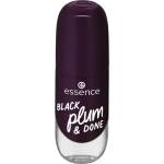 essence Gel Nail, лак за нокти, нюанс 84 Black Plum & Done, 8 мл