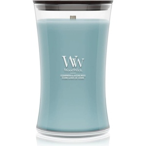 WoodWick Cedarwood & Ocean Moss ароматна свещ с дървен фитил 610 гр