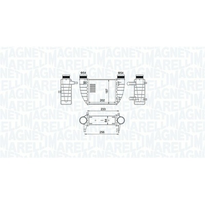 Chladič plniaceho vzduchu MAGNETI MARELLI 351319204850