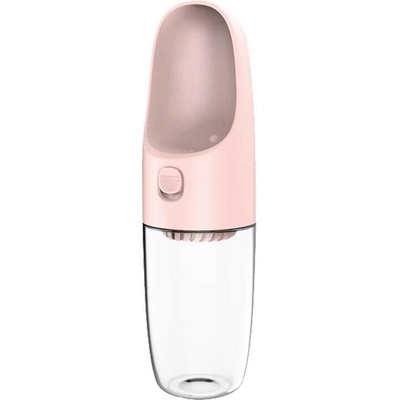 Dogness D11 cestovní láhev pro domácí mazlíčky růžová 400 ml