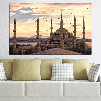 Vivid Home Декоративни панели Vivid Home от 1 част, Султан ахмед, PVC, 150x100 см, №0715