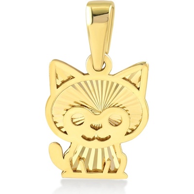Lillian Vassago Zlatý přívěsek kočka LLV82 GP003