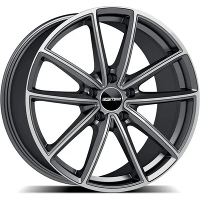 GMP TITAN 9.5X20 5X130 ET46 graphite polished