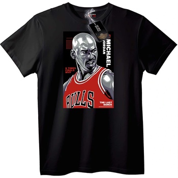 NOONEBRAND Тениска Michael Jordan Bulls Последният танц - S, Black