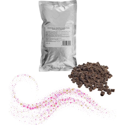Dulcistar Čokoládové Chunks kostky hořké 51% i na pečení 0,5 kg