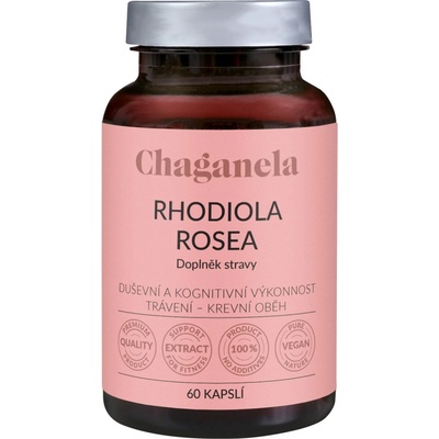 Chaganela Rhodiola Rosea 60 kapslí