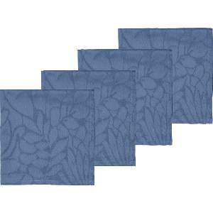 Södahl Салфетки Abstract Leaves Damask сини 4 бр (28929)