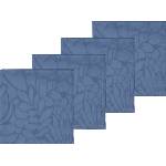 Södahl Салфетки Abstract Leaves Damask сини 4 бр (28929)