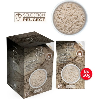 Peugeot Vlhká morská soľ Guérande 6 x 50 g