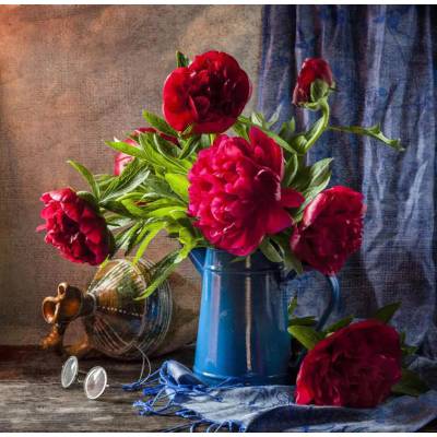 Grafika - Puzzle Pink Peonies 1000 - 1 000 piese