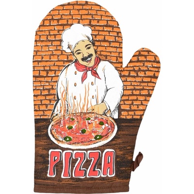 Chňapka kuchynská, Pizza, tehlová