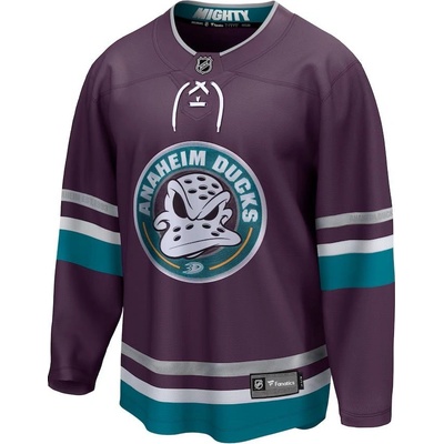 Fanatics Pánsky Dres Anaheim Ducks Breakaway Home Jersey Purple 30th Anniversary