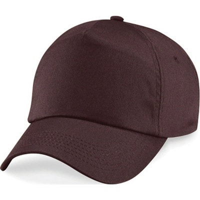 Beechfield Original 5 Panel Tmavo hnedá