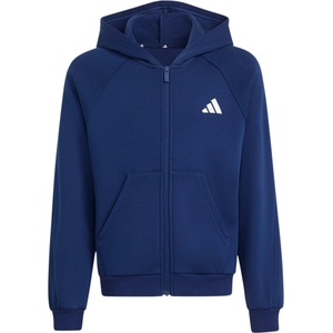 Adidas Детско яке за тренировка adidas Kid's Seasonals Collegiate Typography Full Zip Training jacket - Dark Blue / White - размер 152 (EU) (704-6495-0314)