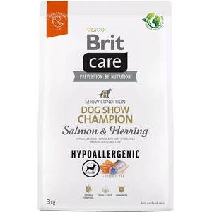 Brit Dog Hypoallergenic Dog Show Champion, със сьомга, херинга и бял трън