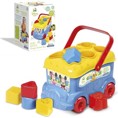CLEMENTONI Clemmy BABY Vkládací autíčko Mickey