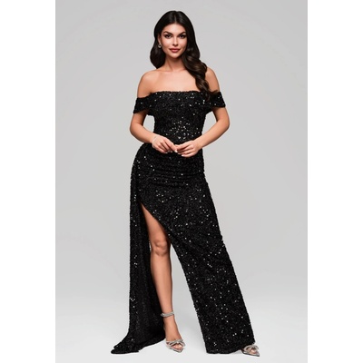 Edoti Evening dress LA-OM-DL čierna