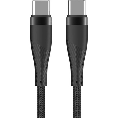 Maxlife MXUC-08 USB-C - USB-C, 100W, 1m, černý