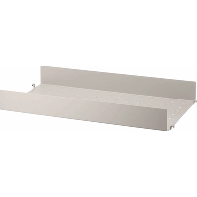 String Polica String Metal Shelf High Edge 58 x 30, beige