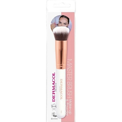 Dermacol Kozmetický štetec na make-up a púder s puzdrom Rose Gold D52