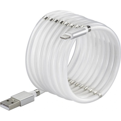 Renkforce TO-6897012 USB 2.0 USB-A zástrčka Apple Lightning konektor 1m bílý