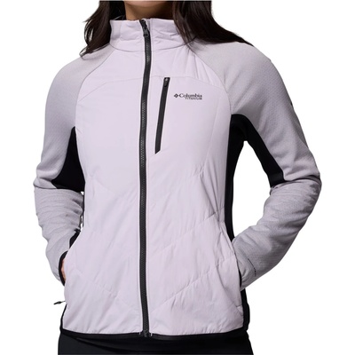 Columbia Дамско поларено яке Columbia Women's Arctic Crest Hybrid Full Zip Fleece jacket - Lavender Pearl / Black (105-6164-0114)