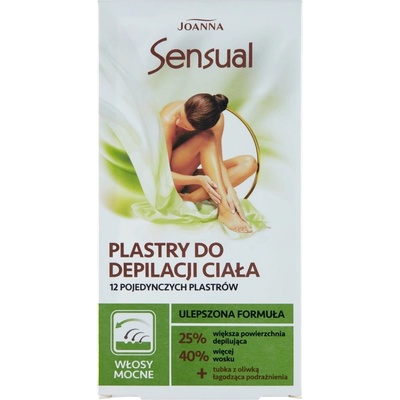 Sensual depilační náplast na tělo (silnější chloupky) 12 ks