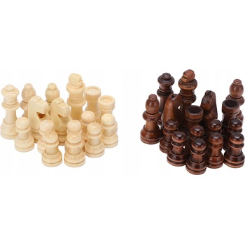 32ks Dřevěné pěšce na šachy