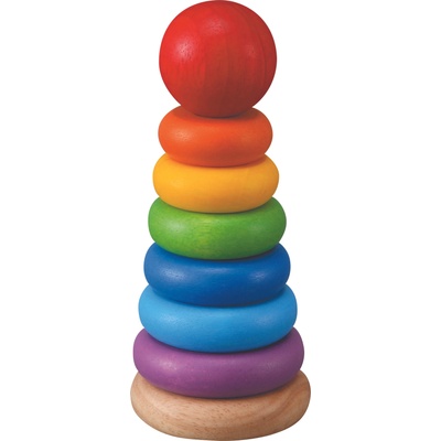 Plan Toys Barevné skládací kroužky