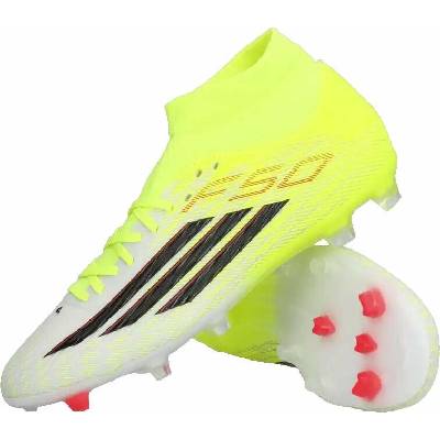 adidas F50 League Mid FG/MG bílo-žluté