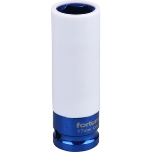 Fortum машинна (ударна) муфа 1/2", 17 mm; тънкостенна, за ALU джанти FORTUM