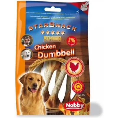NOBBY Лакомство StarSnack Barbecue CHICKEN DUMBBELL 70 гр NOBBY 70015