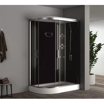 Inter Ceramic Хидромасажна душ кабина ICSH 876 NEW ДЯСНА, 120x80x215см, 4мм (876R NEW)