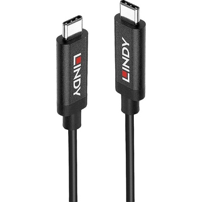 Lindy 43308 USB 3.2 Gen2 (USB 3.1 Gen2) USB-C ® zástrčka USB-C ® zástrčka 5m černý