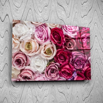 Art gift Стъклено АРТ пано - Ароматни рози
