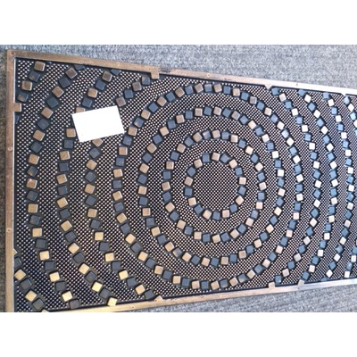 Mujkoberec guma Spirála hnědá 45x75 cm – Hledejceny.cz