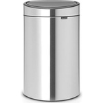 Brabantia Кош за отпадъци с докосване TOUCH BIN NEW 40л, стомана, Brabantia (BRAB114823)